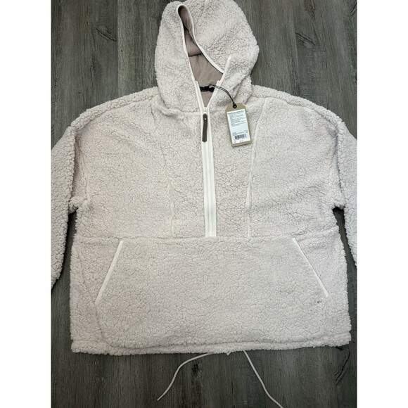 prAna Women's Polar Escape Half Zip Jacket in Dreamdust plus size 3X - Picture 2 of 8